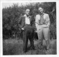 Uncle Frank (left) and Dad in 1951